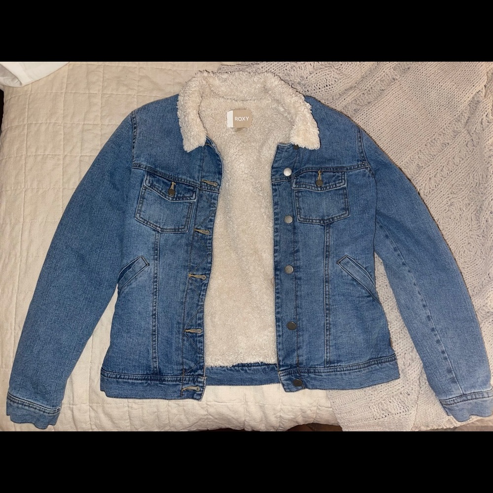 Roxy fur Jean jacket